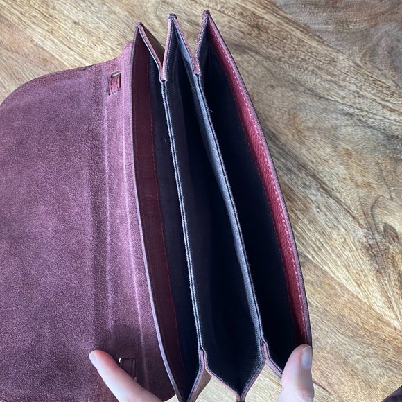 Madewell Leather Slim Convertible Shoulder Bag NWT - Picture 6 of 8